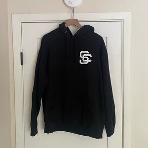 Black Santa Cruz SC Sweatshirt with Classic Pullover Design